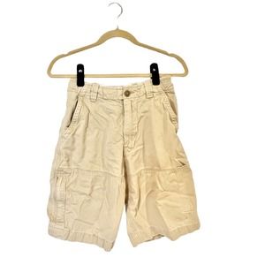 Abercrombie Boy’s Sz 12 Type A92 Destroyed Cargo Shorts W/Drawstring